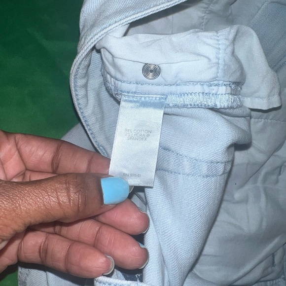 J.Jill Denim High Rise Full Leg Light Blue Women's Stretch Jeans size 10 - Picture 10 of 11